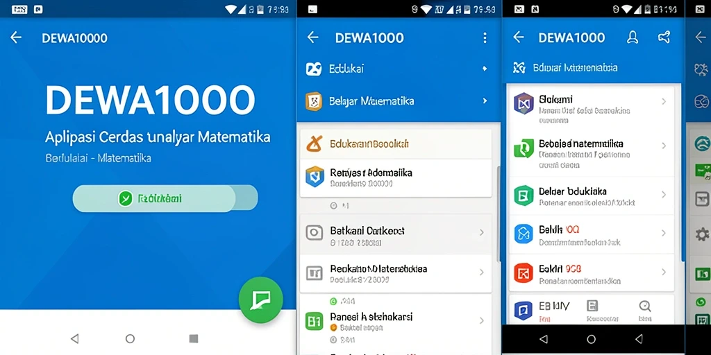Tampilan antarmuka DEWA1000 yang intuitif dan interaktif.