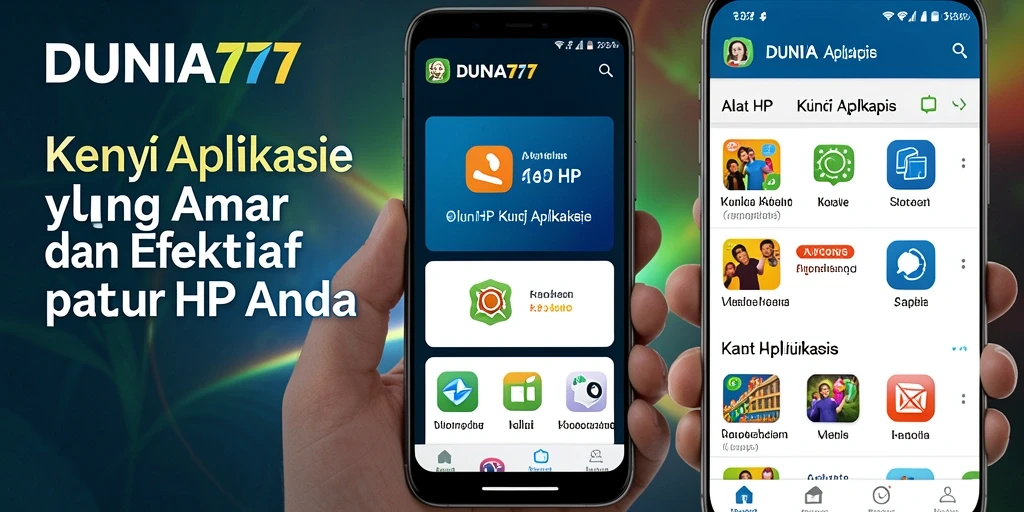 Tampilan antarmuka DUNIA777 yang sederhana dan intuitif.